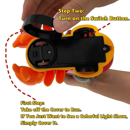 Crawling Crab Baby Toys With Music Light Up Interactive Musical Toys For Baby Dancing Crawling Toys Moving Toddler Toys