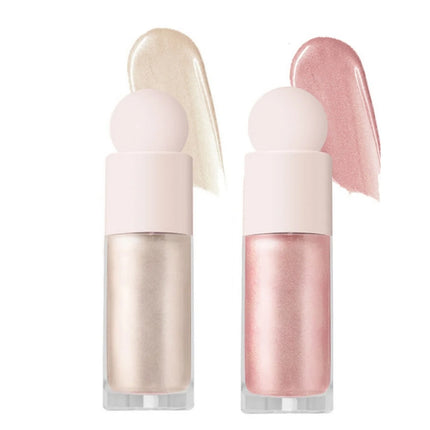 3 Colors Shimmer Liquid Highlighter Long-lasting Face Body Brightening Liquid Glitter Music Festival Party Makeup Accessories