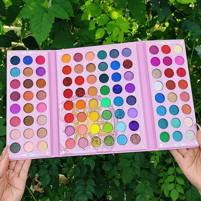 Boutique 96 Colors Eye Shadow Plate Shimmer Matte Sequin Eyeshadow Colorful Stage Ball Dedicated Neon Eyeshadow Palette Beauty