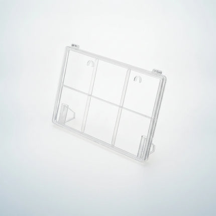 Tabletop Display Case with Compartments Transparent Acrylic Display Case with Stand Organizer Dustproof Sturdy for Collectors