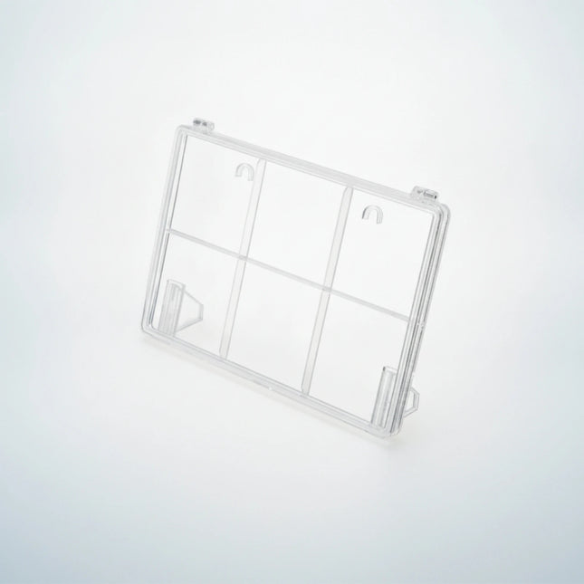 Tabletop Display Case with Compartments Transparent Acrylic Display Case with Stand Organizer Dustproof Sturdy for Collectors