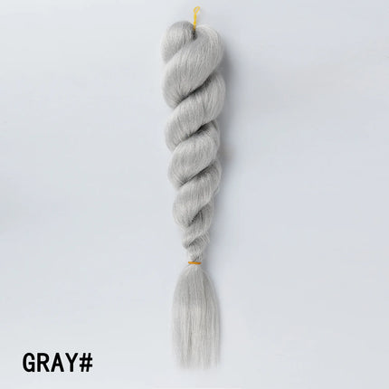 24Inch Ombre Synthetic Braiding Hair Extensions Jumbo Braids Hair for Women Crochet Braids Hair for African Hair Styling