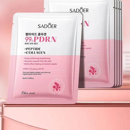 99%PDRN Bio Collagen Face Mask Shrink Pores Deep Hydrating Overnight Mask Moisturizing Refreshing Brightening Face Skin Care