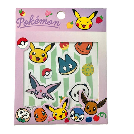 10Pcs Genuine Pokemon Stickers Cartoon Pikachu Squirtle Toys Decals For Water Mug Phone Helmet Guitars Scrapbook Decor Girl Gift