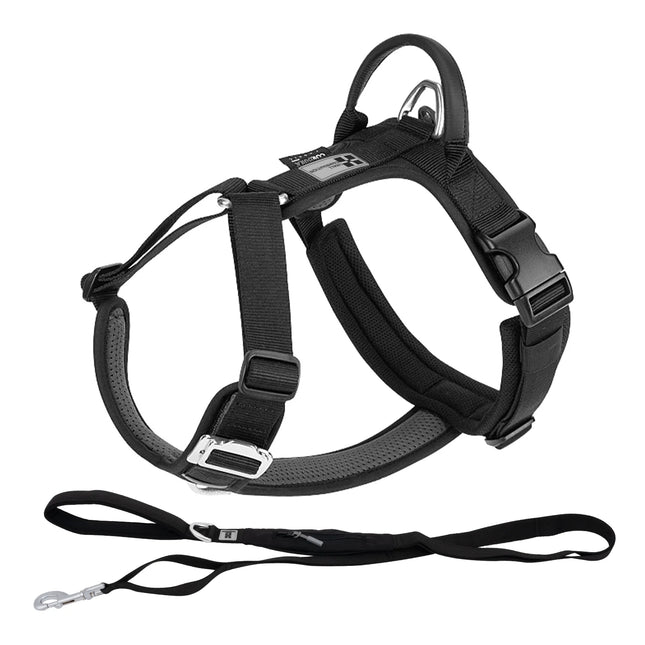 SMALL COMBINATION Large Dog Collar Harness and Leash Sets No-Pull Reflective Medium Dog Chest Vest Pet German Shepherd Training