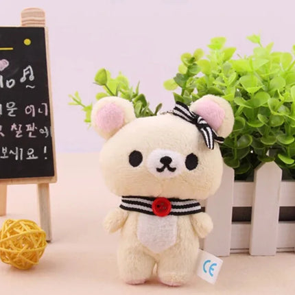 Anime Rilakkuma Cartoon Plush Doll Soft bear Toys Kawaii Room Decor Teddy Bear Plushies Cute Couple Bear Xmas Gifts For Girls
