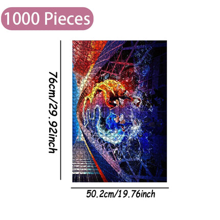 Sonic the Hedgehog Jigsaw Puzzle 108/200/300/500/1000 Pieces Wooden  Puzzle High Quality Birthday gift