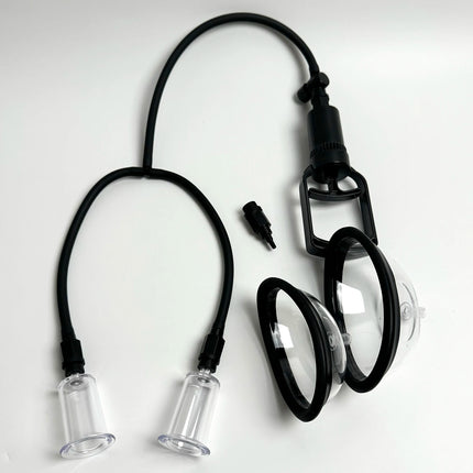 Adult Sex Toys - Female Nipple Sucker and Clitoral Pump Set, BDSM Nipple Stimulation and Vaginal Enhancement Sensory Experience