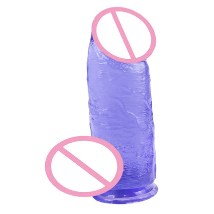 D 7.5CM SUPPER thick dildo Huge Realistic Giant Long Dildo Soft Silicone Vaginal Masturbators Penis Erotic Toy for Women - DILDO