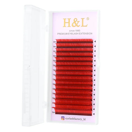 Color Lashes Violet Blue Brown Green Red White Pink Yellow Eyelash Extensions Individual Colored Eyelashes False Mink Eyelashes