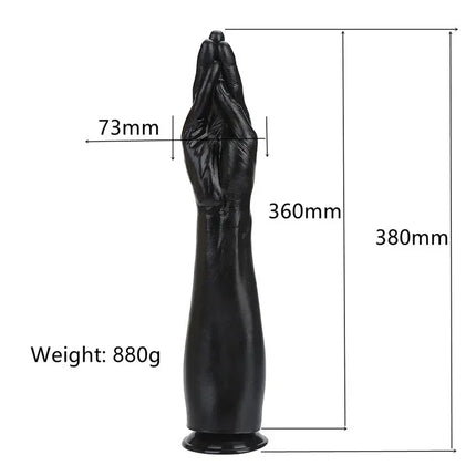 37cm Sexy Hand Butt Dilator Anal Plug For Women Vaginal Big Dildo XXL Female Masturbator Erotic Sex Toys Men Adult Games Bondage