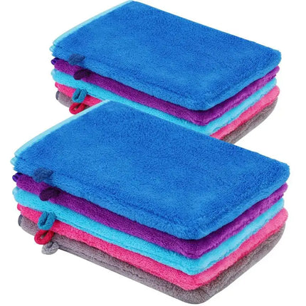 1Pc Colorful Makeup Remover Cleansing Gloves Reusable Soft Microfiber Face Care Towel Beauty Facial Cleansing Cloth Skin Care