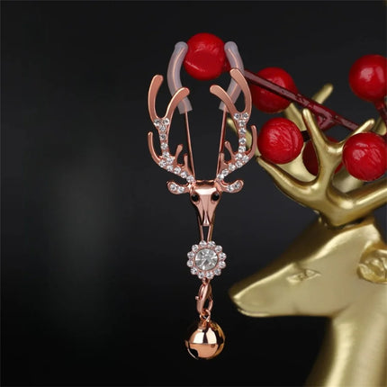 Female Adjustable Clitoris Nipple Clamp With Bell Stimulator Supplies Erotic Toys Punishment Devices Training Aids Sex Toys