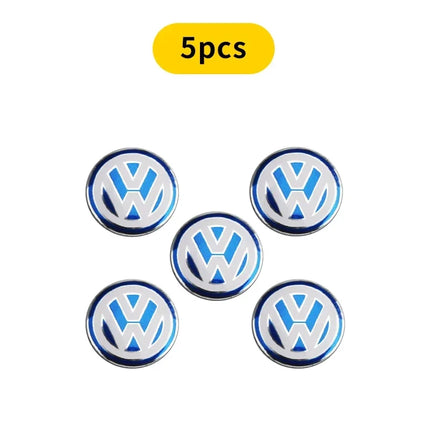 Car Remote Key Logo Metal Emblem Stickers For Volkswagen VW GTI Polo Golf Passat Tiguan Arteon Touareg Taigo Caddy Jetta Beetle
