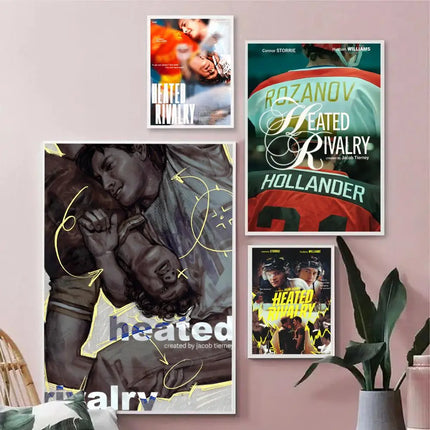 Movie H-heated Rivalry Poster Trendy And Easy-to-Apply Wall Art Stickers For Home Decor And Dorm Room Walls