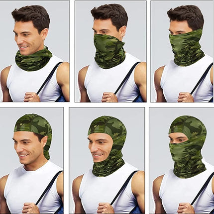 Face Mask Riding Neck Gaiter Balaclava Ski Motorcycle Running Winter UV Protection for Men Women Adults