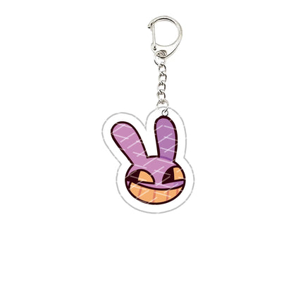Acrylic The Amazing Digital Circus Keychain Pomni Jax Ragatha Gangle Kinger Keyring Key Chain for Accessories Bag Fans Gift