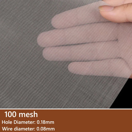 1-5pcs 304 Stainless Steel Filter Screen 4/5/8/20/30/40-400 Mesh Woven Wire High Quality Stainless Steel Screening Filter Sheet