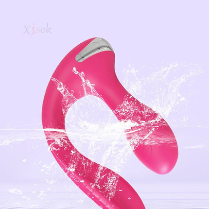 Sex Toys  2 in 1 Anal Plug Penetration Vagina Vibrator Masturbation Tools Sexy Adult Female Anal Masturbator Anal Plug Vibrating