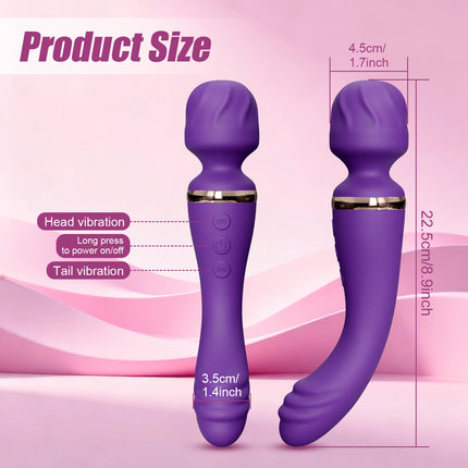 Vibrating AV Wand for Women G-Spot Clit Vagina Stimulator Nipples Breast Massager Female Vibrator Masturbator Sex Toy for Women