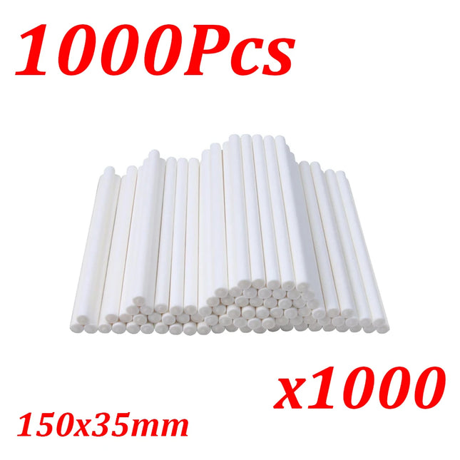 100-1000Pcs Paper Lollipop Sticks Solid Core for Party Dining Chocolate Sugar Candy Lolly Pop Sucker Sticks Cake Pop Stick