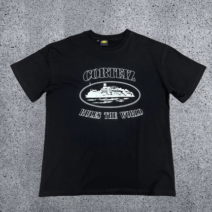 Cotton Men's Short Sleeves, High-quality Comfortable Short Sleeves, West Coast Style Devil Print Short Sleeves, Men's Gifts