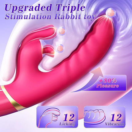 Rabbit Vibrator for Women Vagina G-Spot Vibrator Clitoris Stimulator Female Masturbation Adult Goods Sex Toy for Women