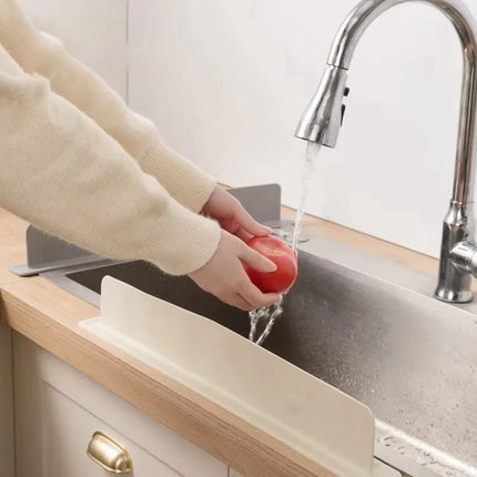 Silicone Sink Baffle Splash Guard Protect Cloth From Splashing Water Anti-splash Stopper Waterproof Splatter Screen Kitchen Tool