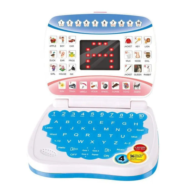 Electronic Learning Machine Educational English Language Learning Child Laptop Computer With Mouse English Laptop Toy Gift