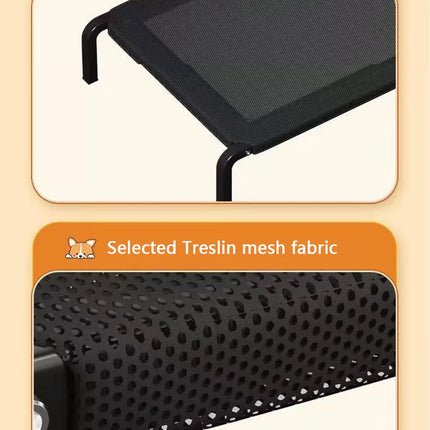 For Outdoor Home Use Elevated Big Dog Bed Summer Dog Nest Convenient Carry Moisture Proof Non-Slip Large Cat Bed Durable
