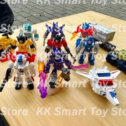 New Blokees Transformation Defender Version Wave 5 Action Figures Galvatron Jetfire Optimus Prime Blind Box Assembly Model Toys