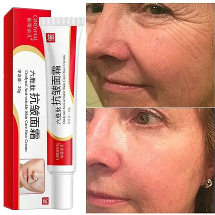 Six Peptide Wrinkle Remove Face Cream Firming Lift Anti-Aging Fade Fine Lines Whitening Moisturizing Smooth Skin Care Products