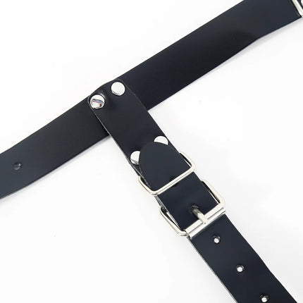 Armbinder Bdsm Slave Lingerie Leather Arm Behind Back Binder Handcuffs Straight Jacket Self Bondage Collar Sex Toys For Couples