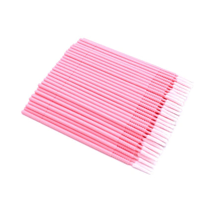 100PCS/Pack Long Head Bendable Micro Brushes Lash Applicator  Eyelash Mascara Glue Cleaning Brush Makeup Tools