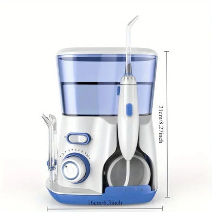 2026New V300G Oral Irrigator 5pcs Tips Dental Water Flosser Electric Cleaner 800ml Oral Hygiene Dental Flosser for Oral Care