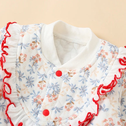 Soft Baby Girl Clothes Cotton Autumn and Winter Newborn Romper Cute Girl Bodysuit  Warm Boy Clothes Babies 0 to 12 Months