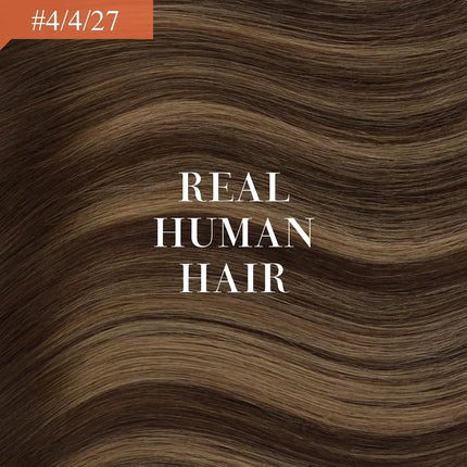 VeSunny Fish Line Human Hair Extension Remy Hair One Piece Invisible Wire Hair Weft Brazilian Hair Balayage Hair Extensions