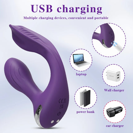 APP Control Panties Vibrator for Women Clit Stimulator Dual Ended Vagina Anal Vibrator Female Masturbator Sex Toy for Couples