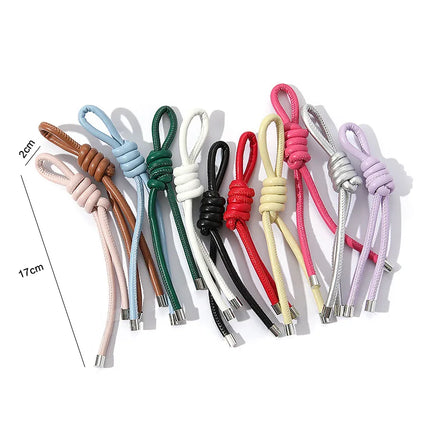 New PU Leather Rope Hanging Decoration Fashion Key Chain Mobile Phone Hanging Rope Bag Hanging Decoration Car Key Ring