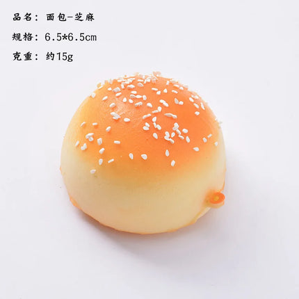 Artificial Bread Pressure Reliever Knead Stress Reliever  toy Fake Food Photography Prop Window Cabinet Model fidget toy gifts