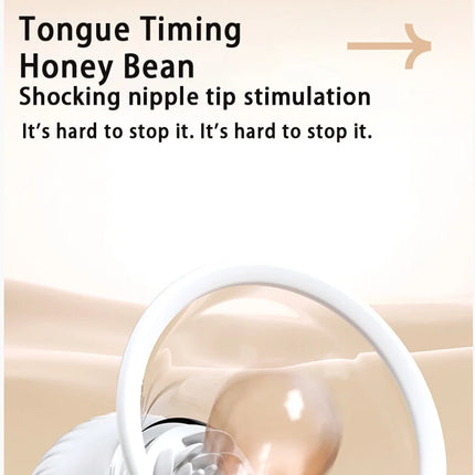 APP remote control rotating breast massage vibrator nipple sucking stimulation vibrator tongue licking nipple massager