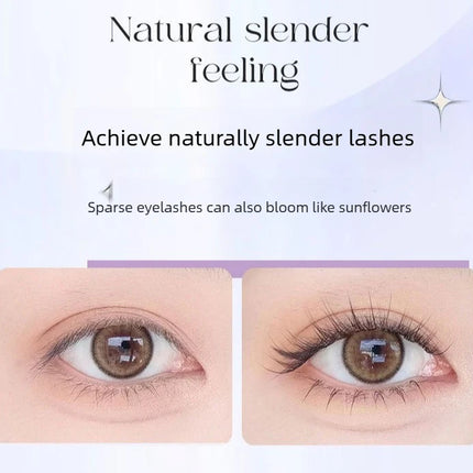 Waterproof Spiral Brush Head Mascara - Steel Tube Long-lasting Easy To Apply - Suitable for Beginners Party Makeup Mascara