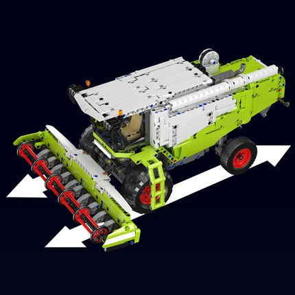 17014 Harvester 1347pcs Small Particle Assembly Model Kit Building Block set APP Version DIY Toys for Christmas Gifts