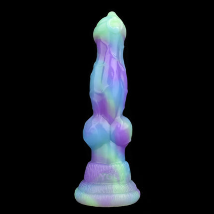 SMMQ Inflatable Dog Dildo With Squirting Function Soft Silicone Realistic Penis Ejaculation Vagina G-spot Massager For Women