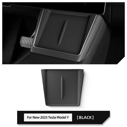 LUCKEASY for Tesla Model Y Juniper/Launch 2025 2026 Anti-skid Pad Wireless Charging Pad Car Phone Non-slip Mat Protective Pad