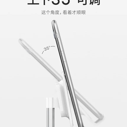 Desktop Phone Holder Tablet Stand For Ipad Phones Universal Bracket Telescopic Adjustable Height Angle Metal Live Support