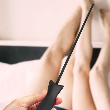 Male Urethral Vibrator Soft Silicone Urethral Dilator Set Catheter Penis Plug Sounding Horse Eye Stimulation for Probe  AdultMan