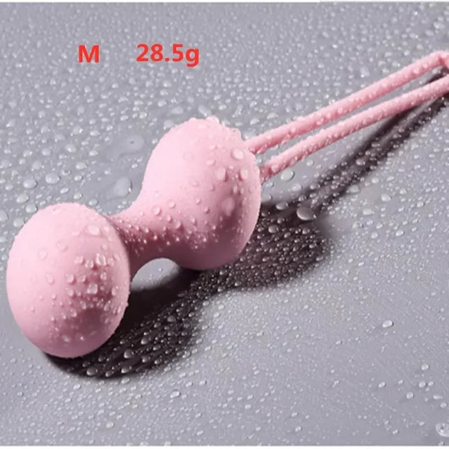 Women's Kegel Trainer Silicone Vagina Balls Pelvic Floor Muscle Strengthening Exercise Tool Adult Sex Toy