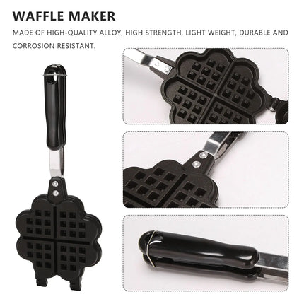 Hot-Gas-Type Household Love Waffle Mold Baking Mold Household Non-Stick Cake Pan DIY Waffle Maker