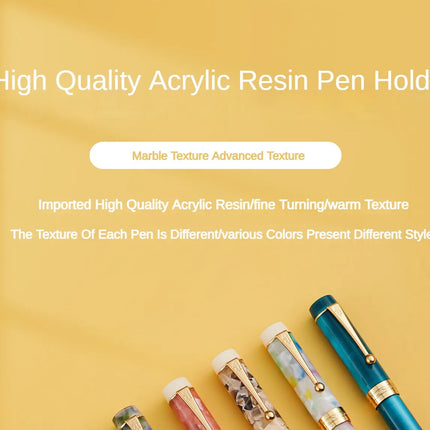 JINHAO 100 Acrylic Fountain Pen Beautiful Green Gift Pen EF/F/M with Converter Writing Office School Supplies Stationery